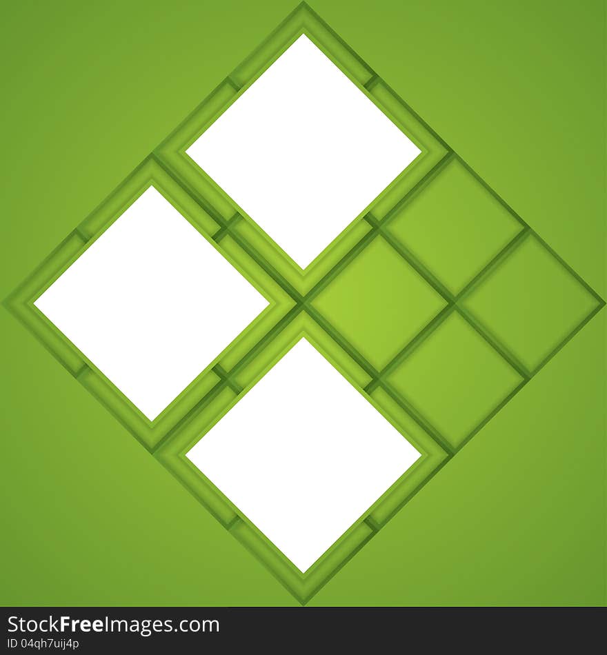 Presentation Template.Green Business vector