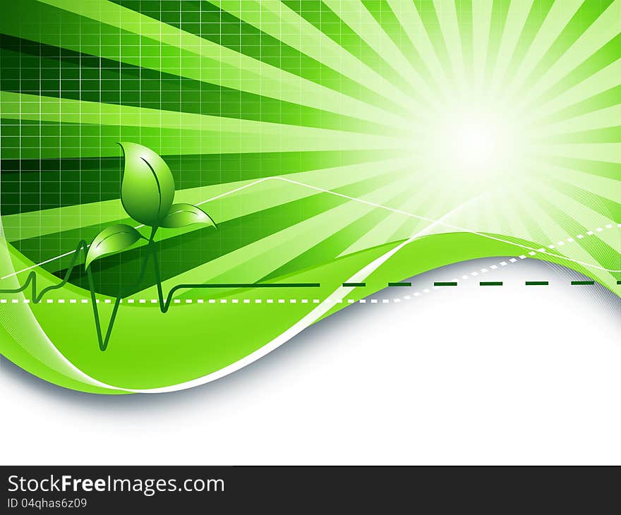 Environmental vector concept background with copy space. Eps10. Environmental vector concept background with copy space. Eps10