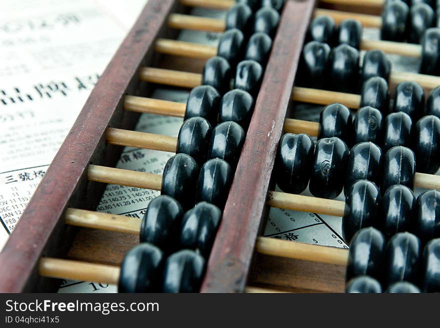 Close Up Image Of Abacus