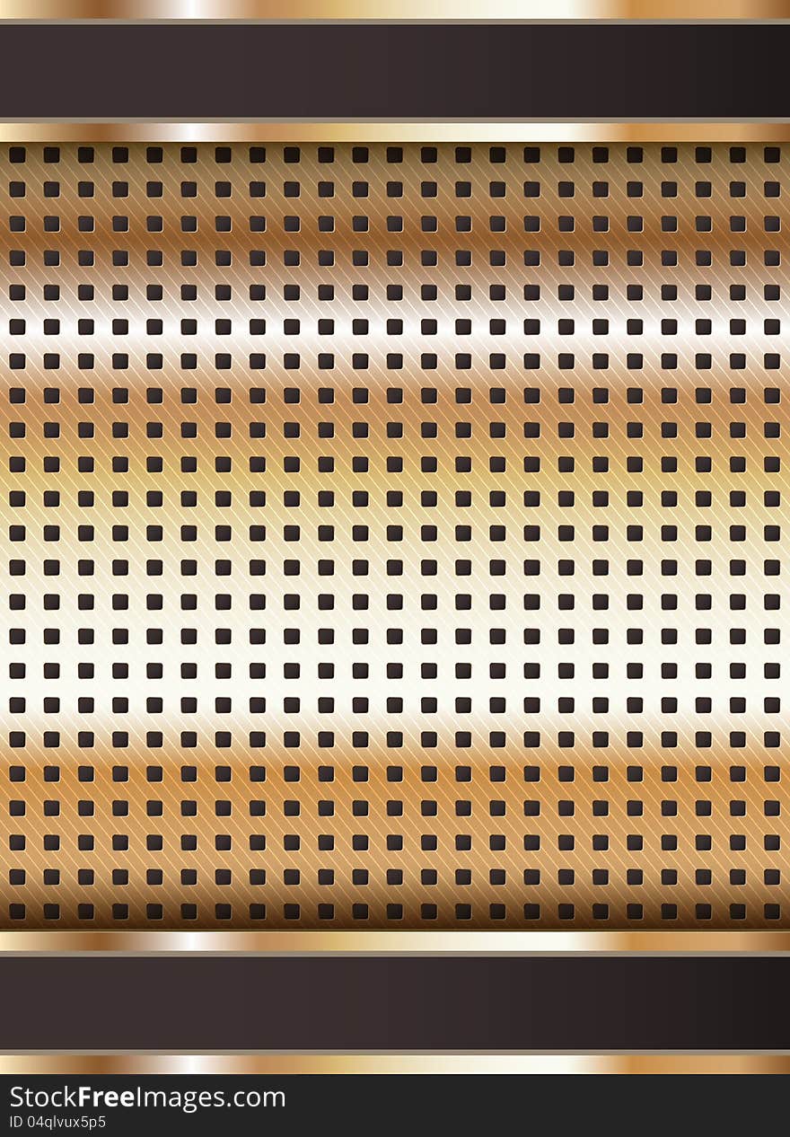 Background template, copper metallic texture