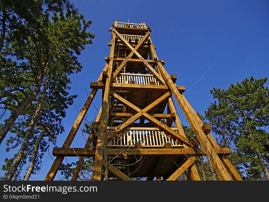 Wooden Lookout Tower