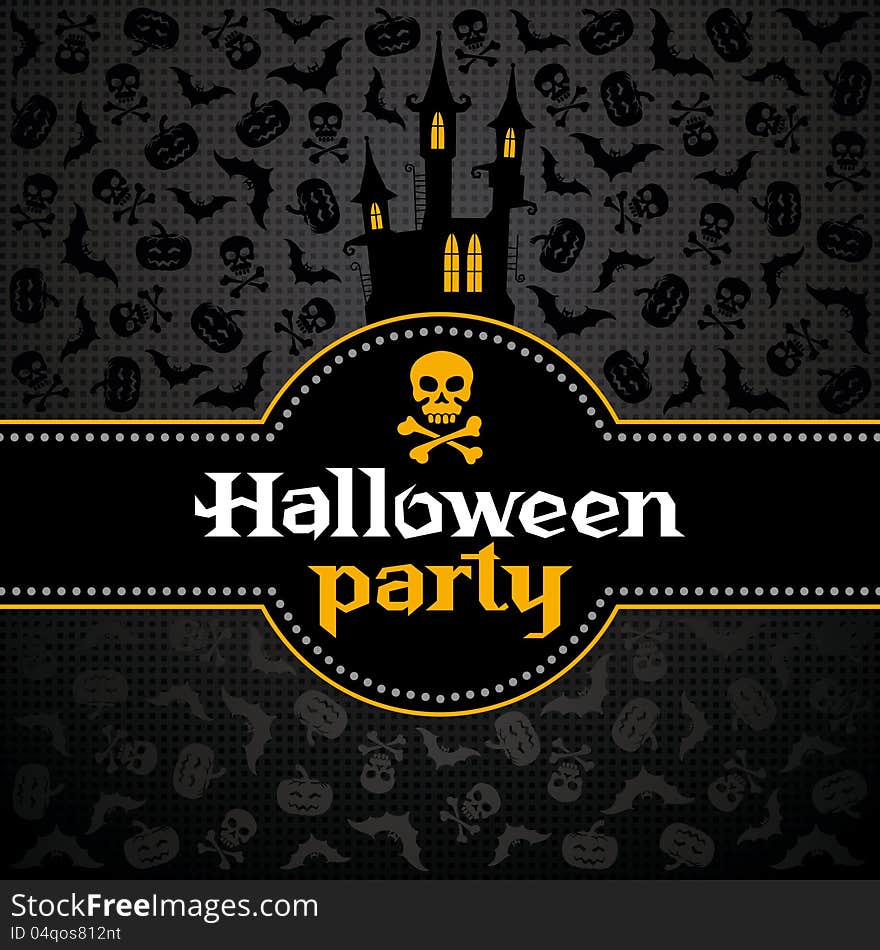 Halloween Vector Card