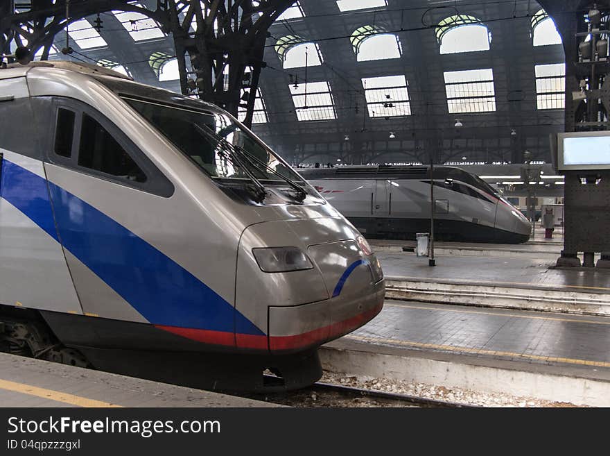 Train In Milan Station