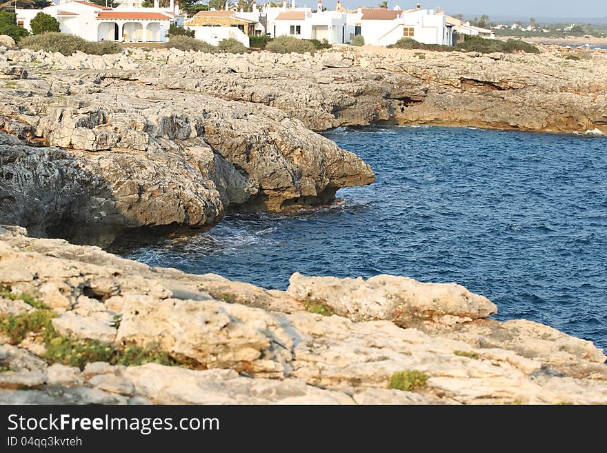 Landscape on the island of Menorca