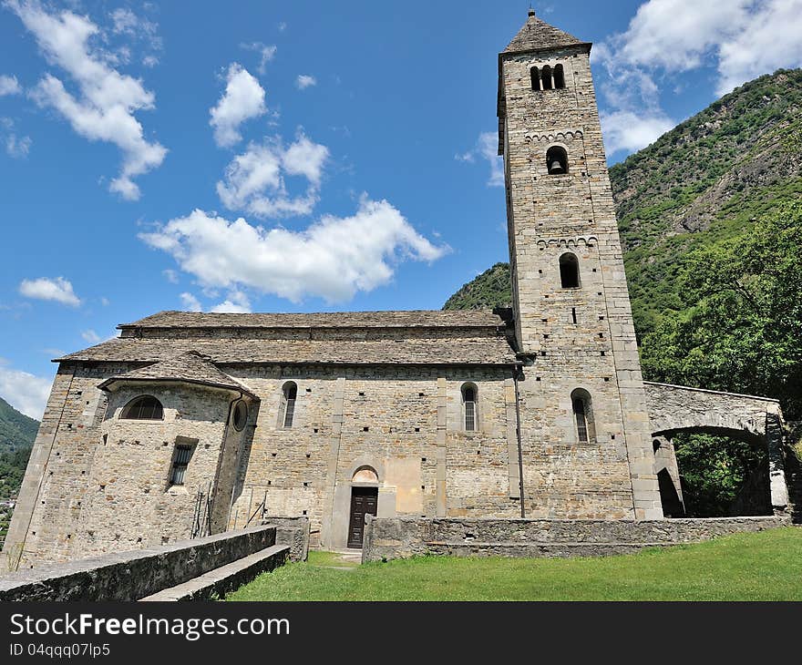 Old church in Biasca