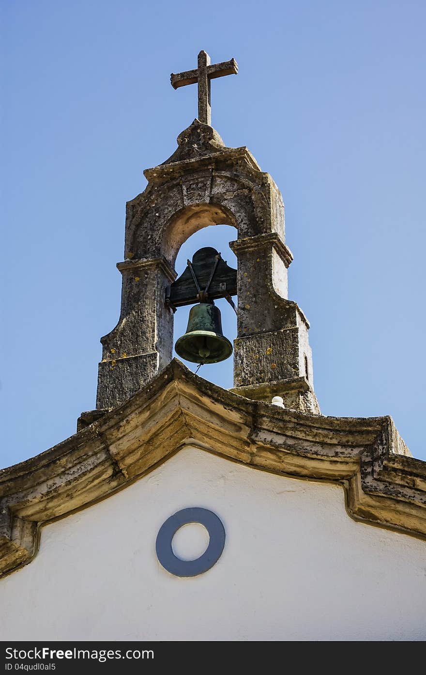 Old chapel in Cascais Portugal,Nossa Senhora da Conceição Chapel with the same name like the beach.