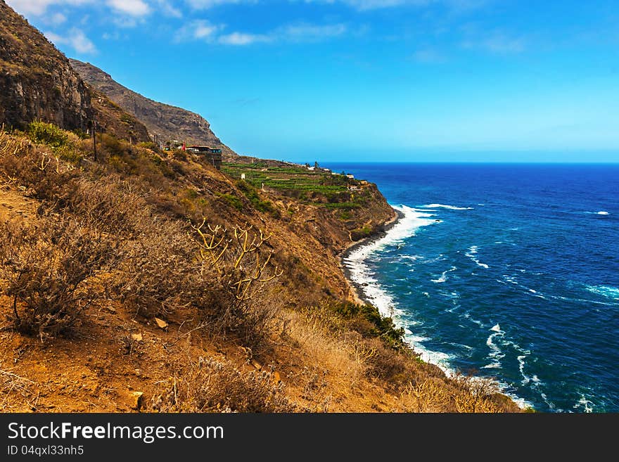 A beautiful picture of ocean shore