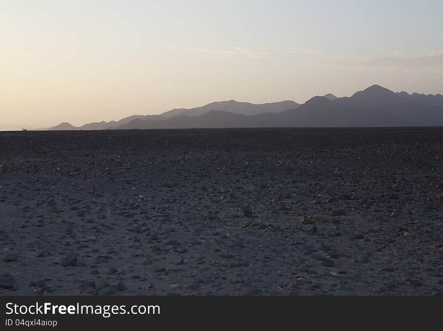 Sunset nasca lines