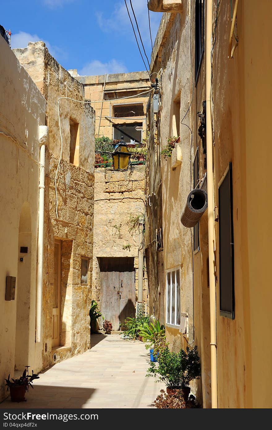 Old street, Victoria, Gozo, Malta.