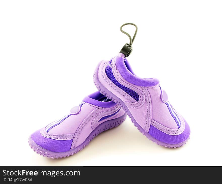 Water shoes, purple, for girls, made for walking in water