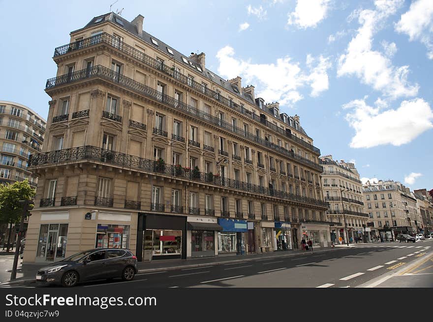 View On Streets Of Paris