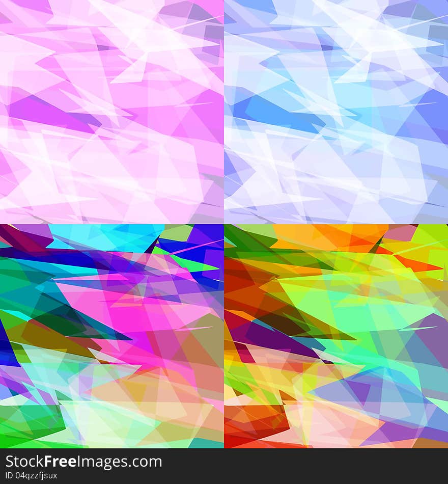 Abstract background of colored triangles. Abstract background of colored triangles