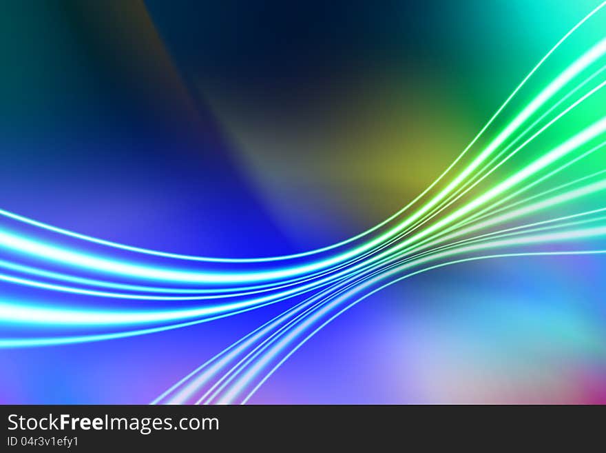 Line and Lights Abstract Background