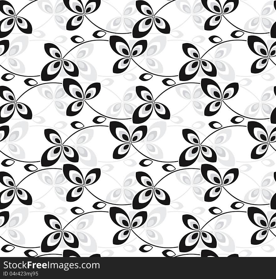 Creative Seamless Flower Background