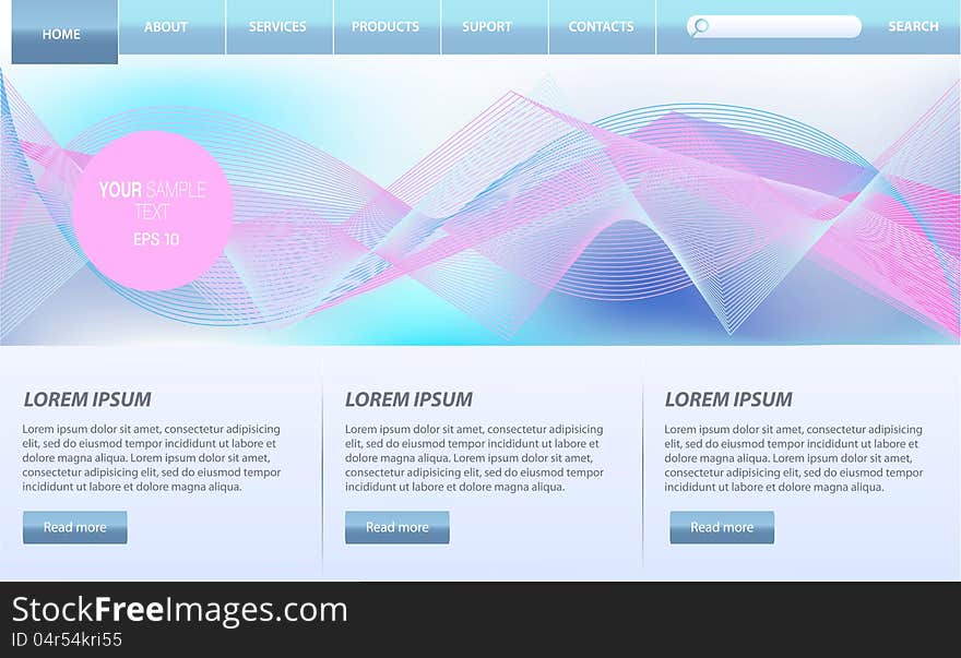 Web Design Website Vector Elements. Web Design Website Vector Elements