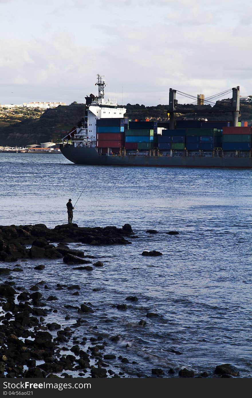 Container ship