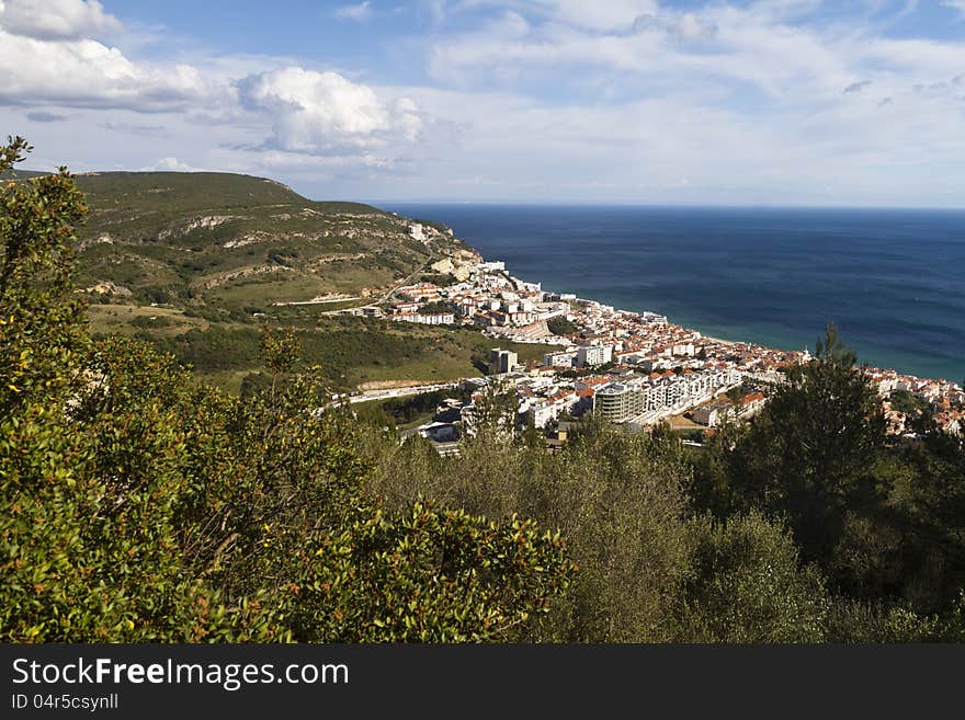 Coastal Sesimbra town