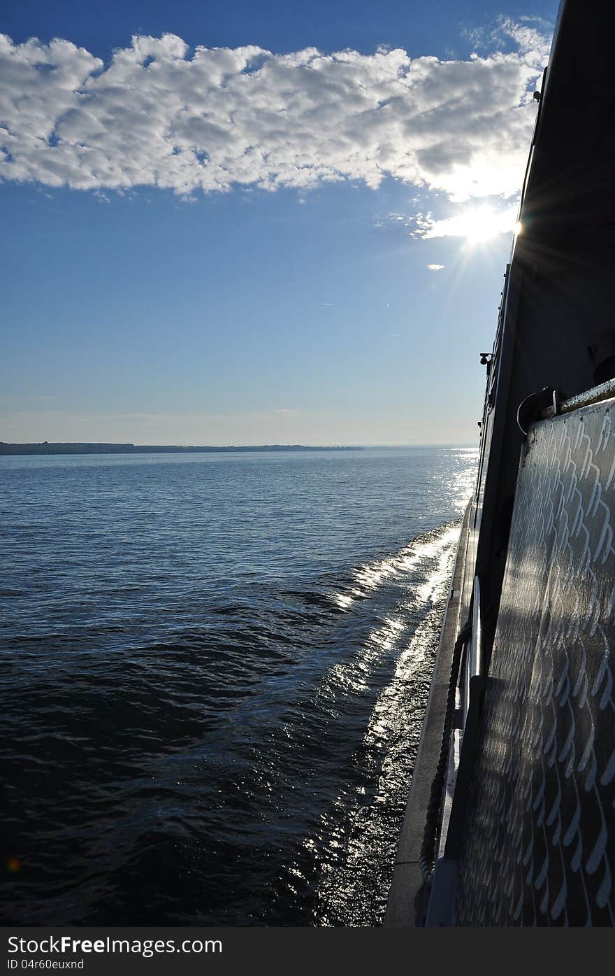 Cruising the Constance lake