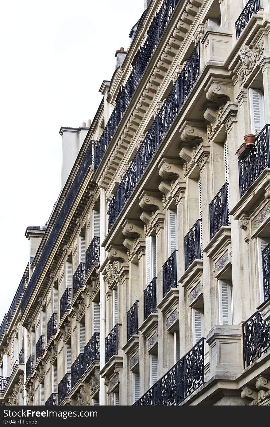 Typical French buildings