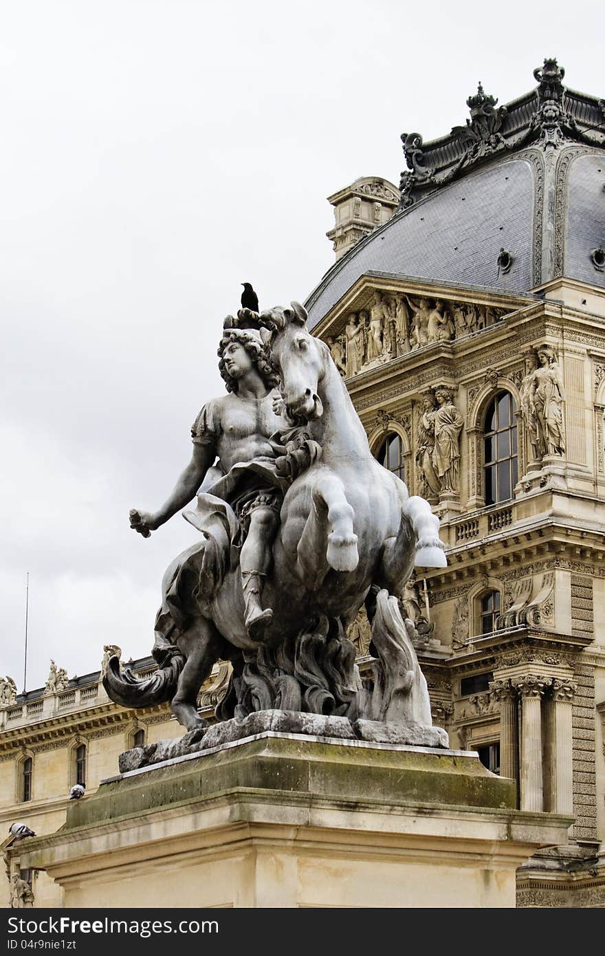 Museum Of The Louvre In Paris, France