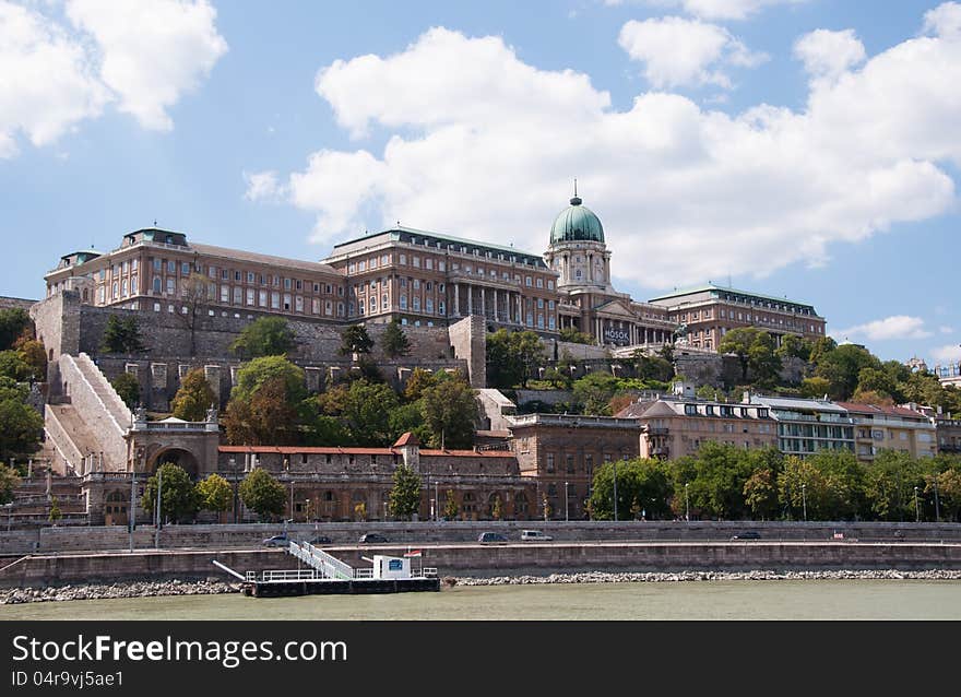 The royal castle in Budapest