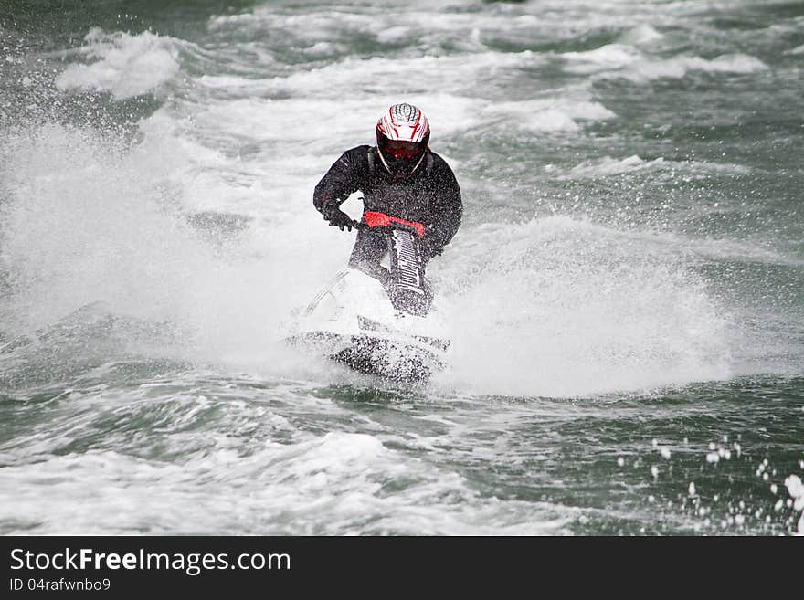 Jet boat racing