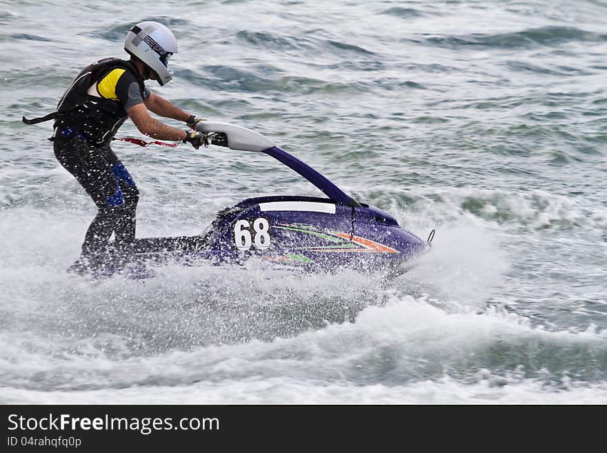 Jet boat racing