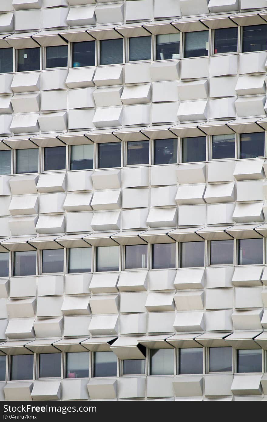 Abstract detail view of the wall structure of a modern building. Abstract detail view of the wall structure of a modern building.