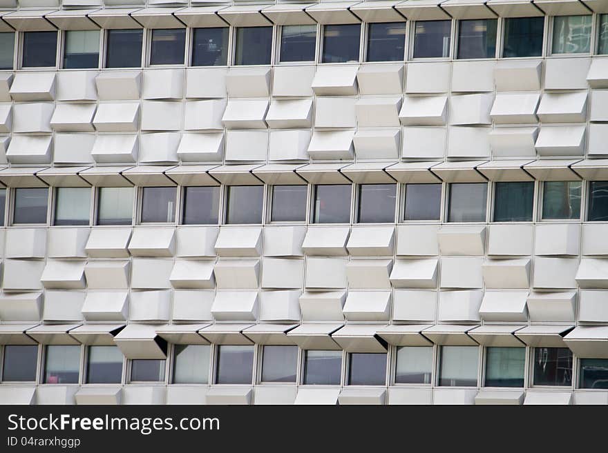 Abstract detail view of the wall structure of a modern building. Abstract detail view of the wall structure of a modern building.