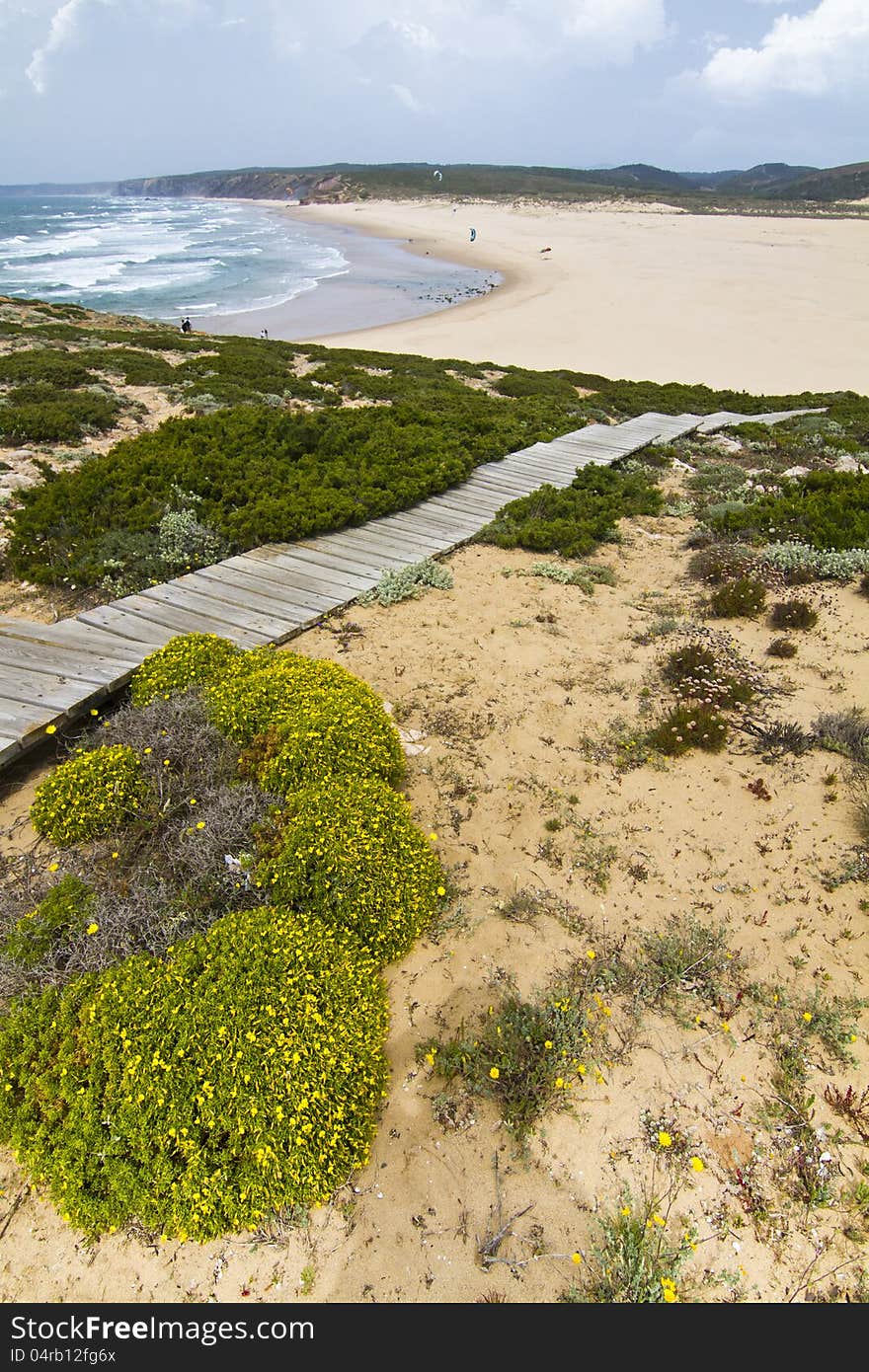 Beautiful coastline of Sagres