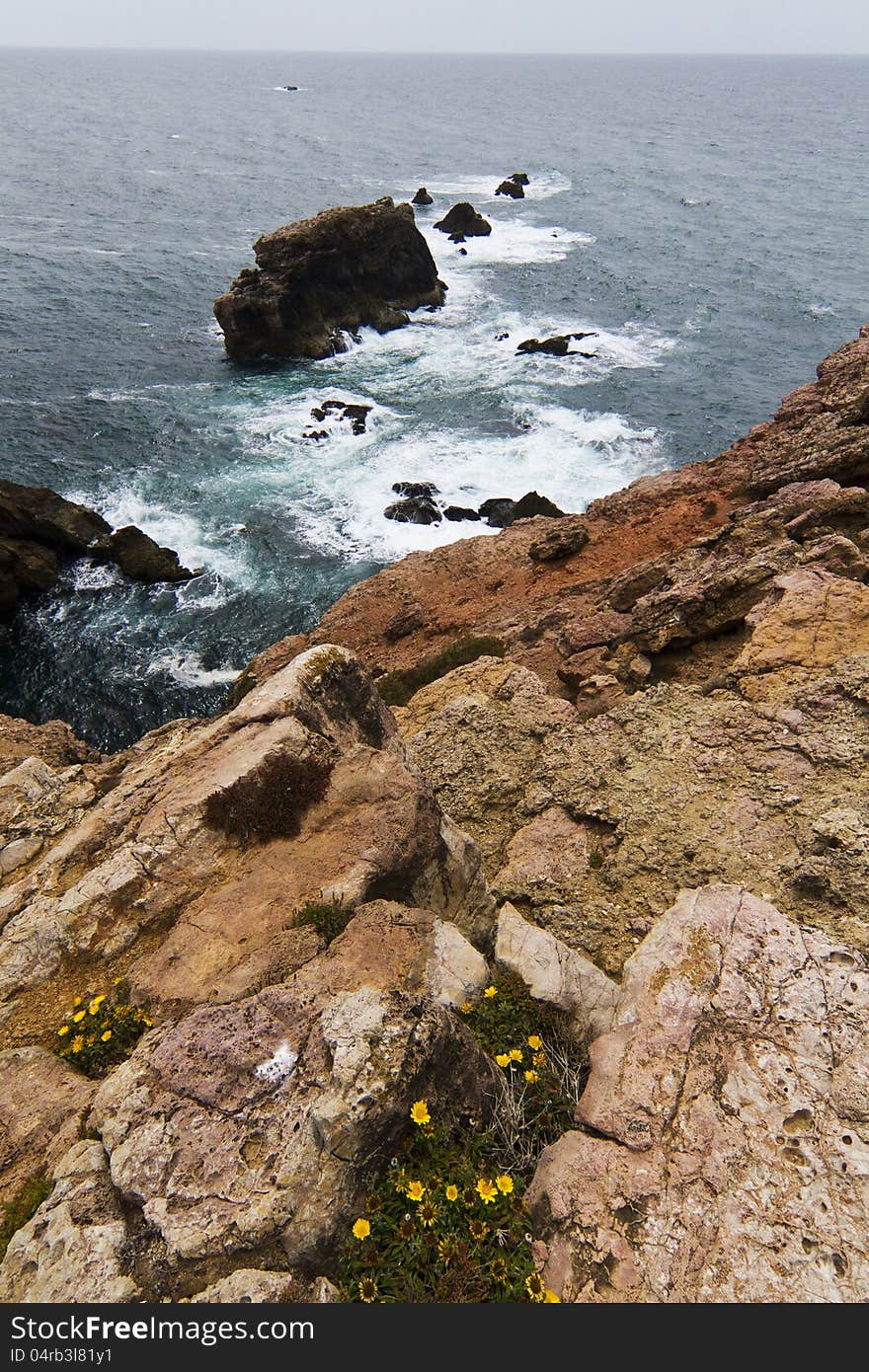 Beautiful coastline of Sagres