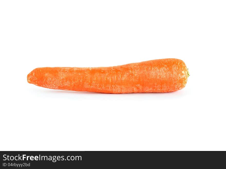 Carrot On White