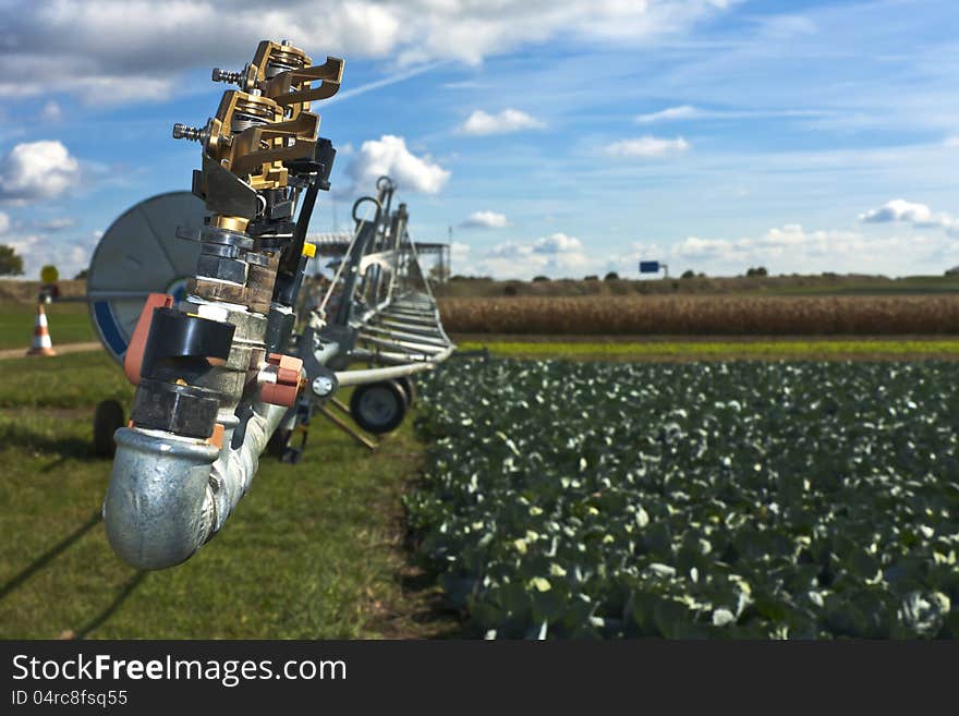 Modern irrigation system - details