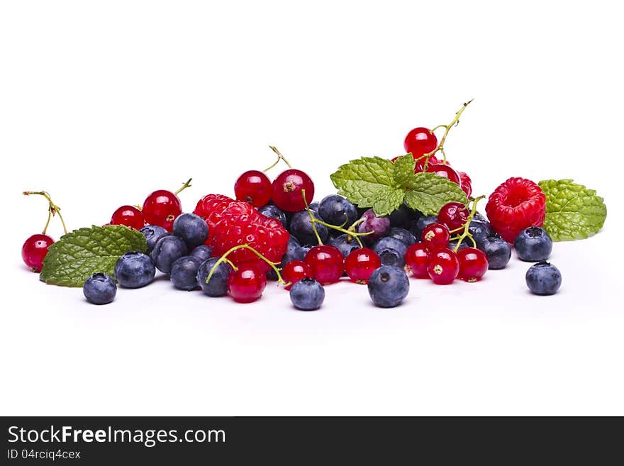 Tasty mix of berries