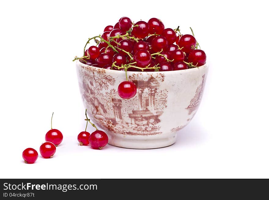 Tasty red currant berries