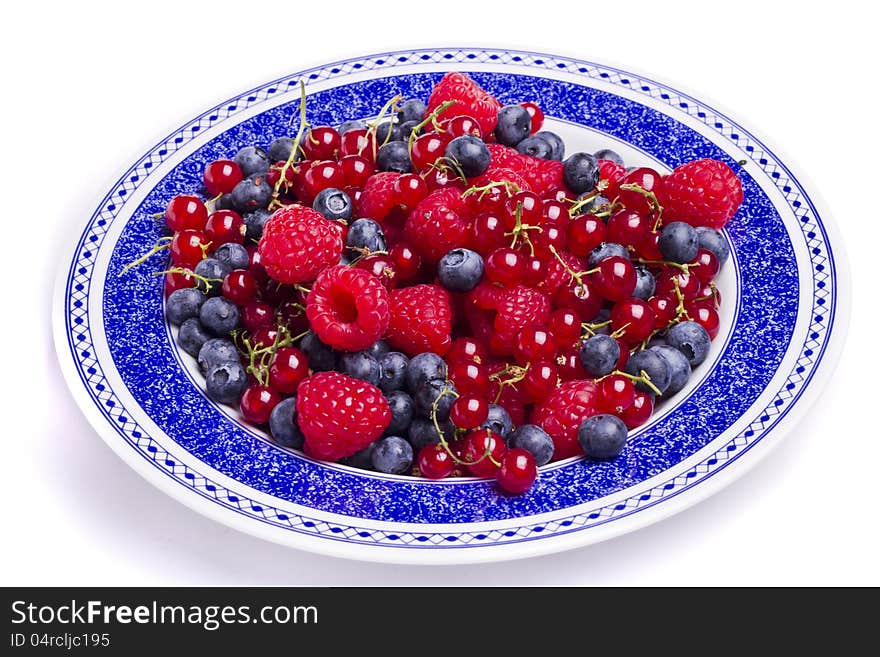 Tasty mix of berries