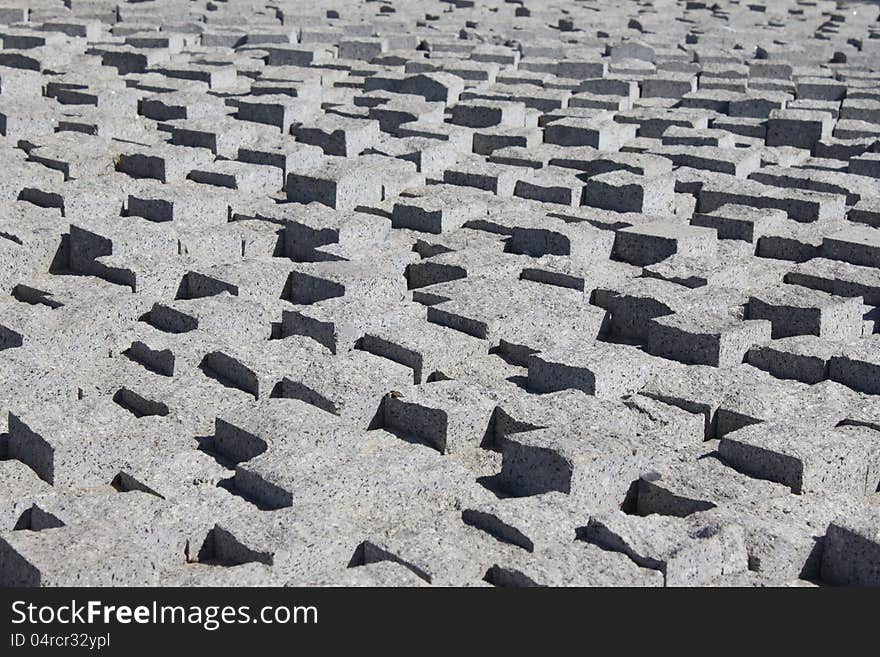 Background of stones paving stones cubic. Background of stones paving stones cubic