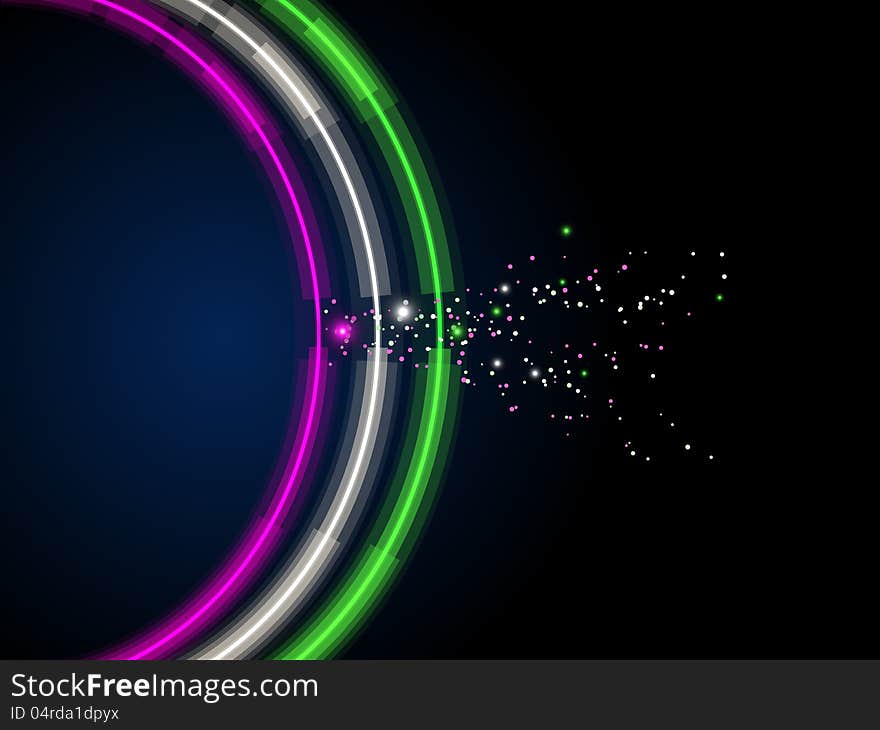 Fantasy background, neon style. Vector illustration. Fantasy background, neon style. Vector illustration.