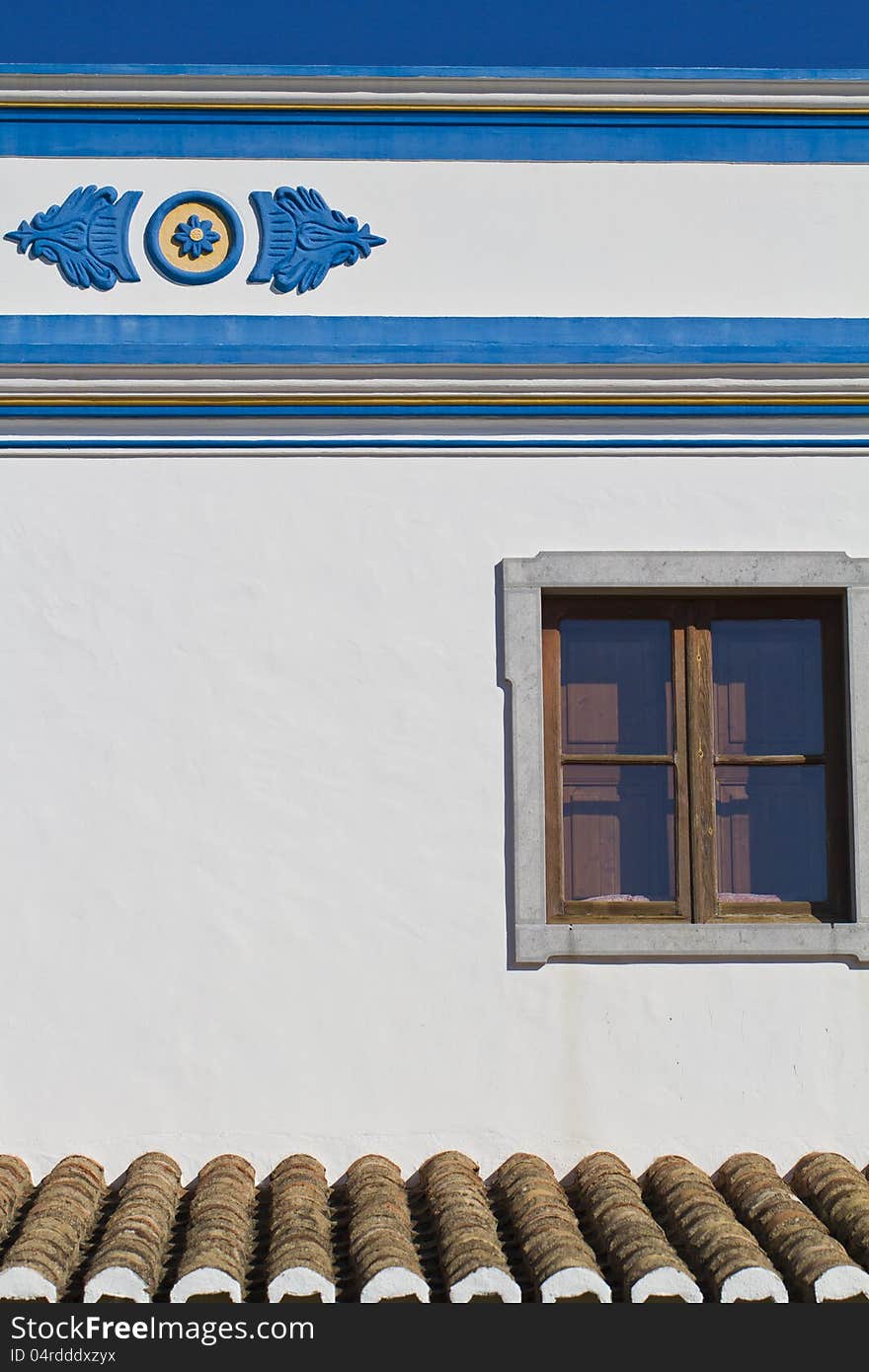 View of the traditional house look in the Algarve, Portugal. View of the traditional house look in the Algarve, Portugal.