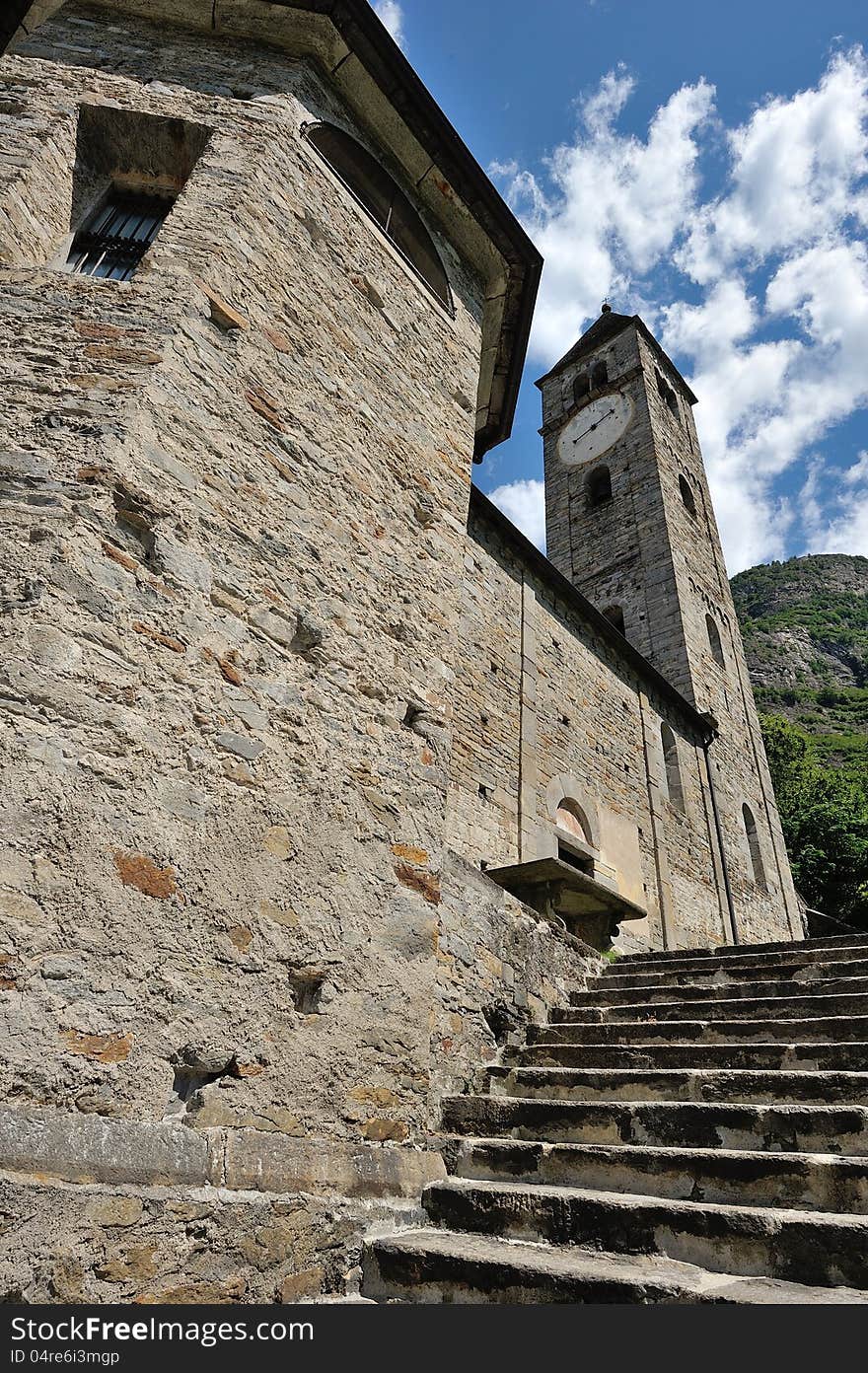 Old church in Biasca