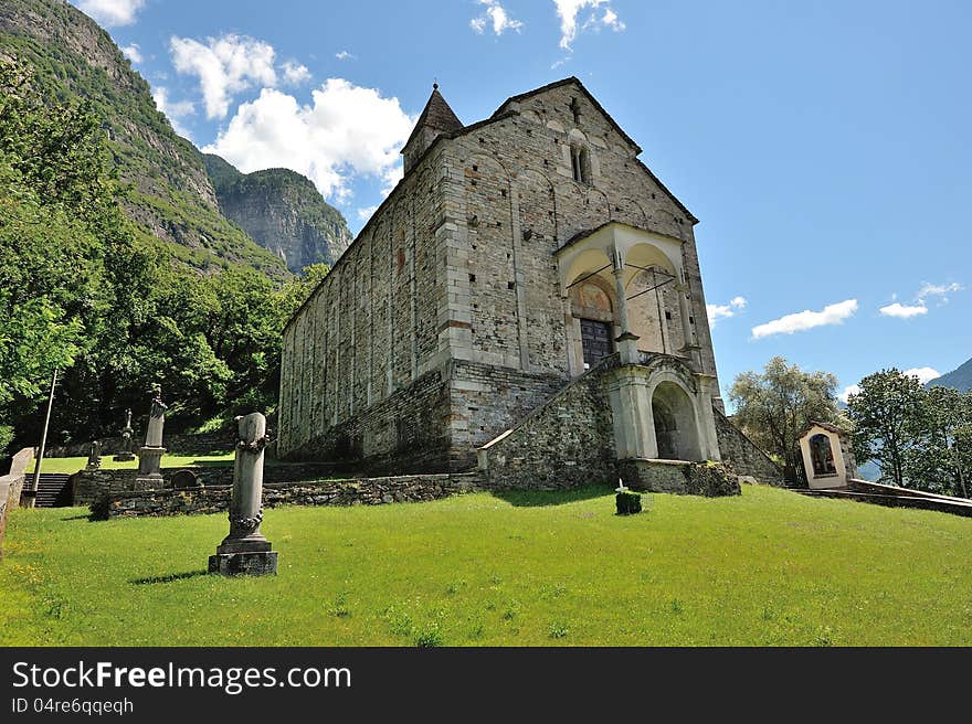 Old church in Biasca