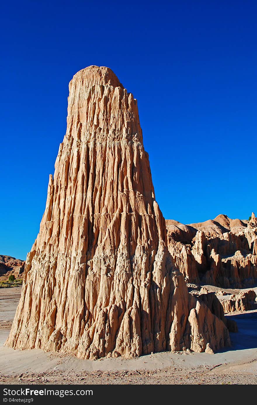 Clay formations in the Cathedral Gorge State Park, Nevada, USA