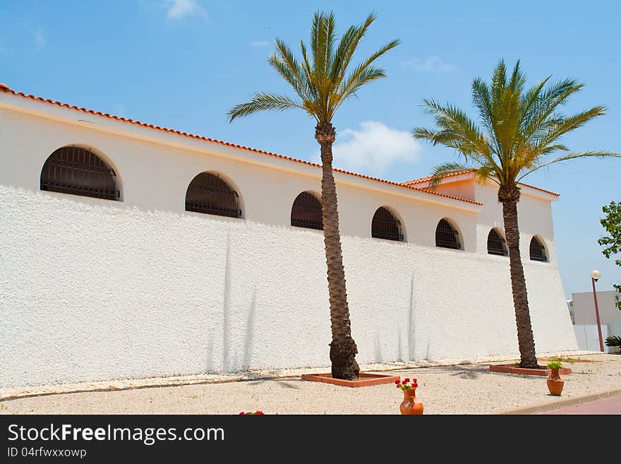 Classical Mediterranean Spanish Style Building