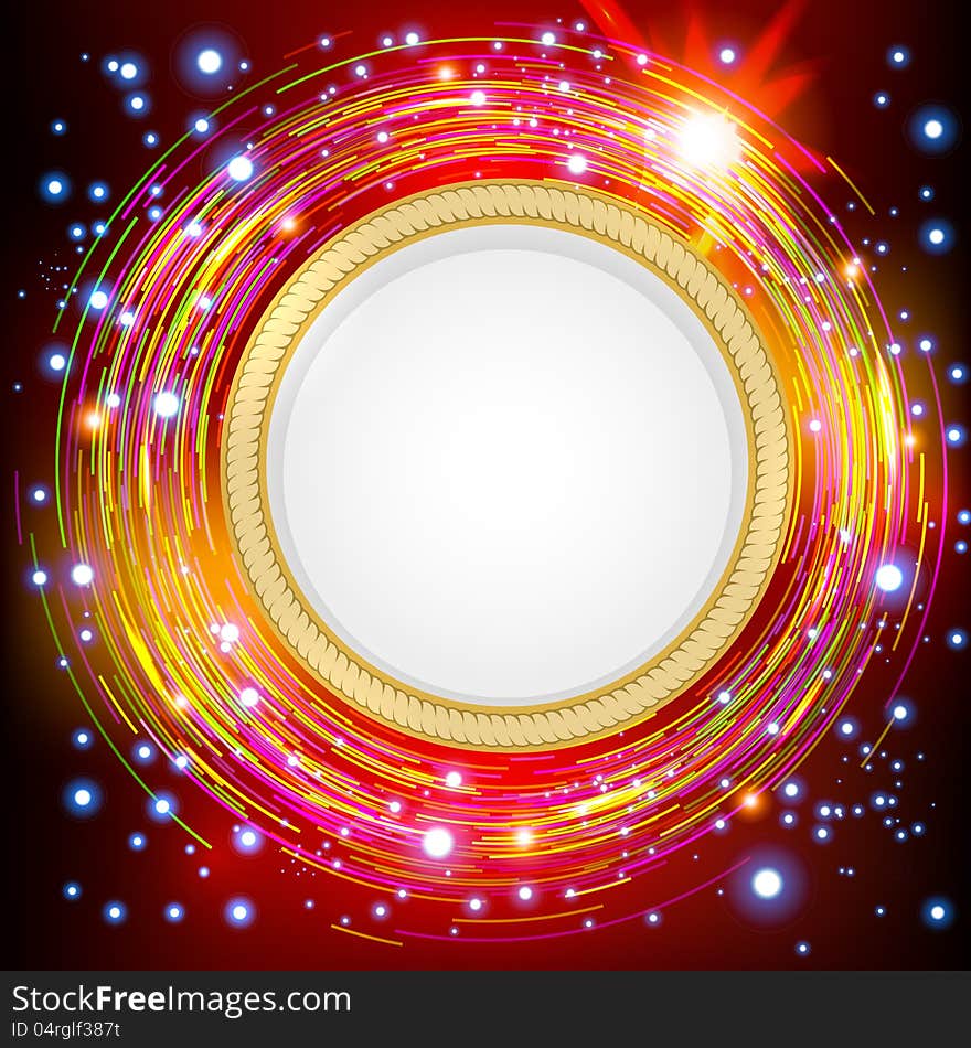 Abstract technology circles vector background . Abstract technology circles vector background .