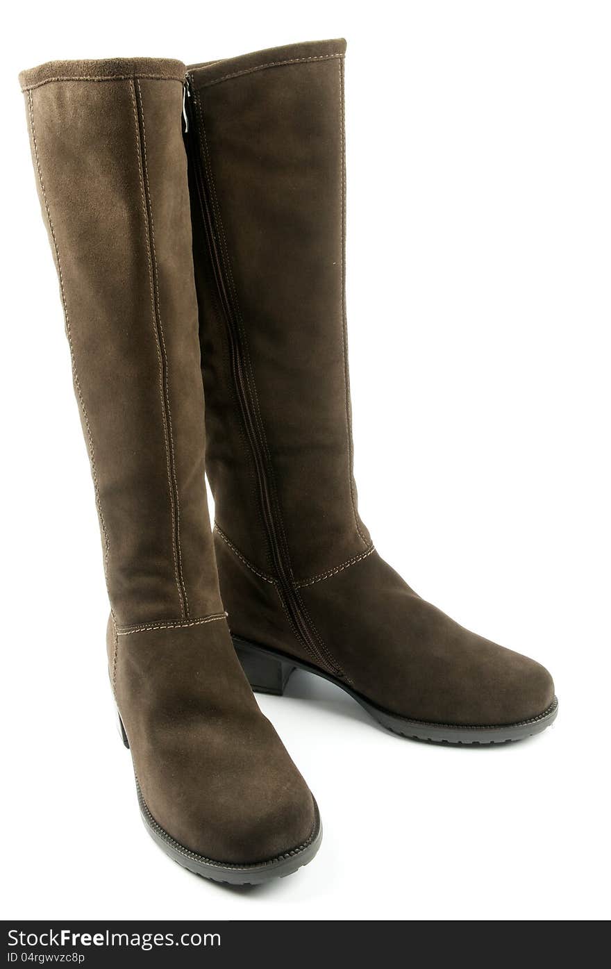 Pair of Brown Female Boots