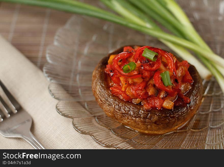 Stuffed mushroom