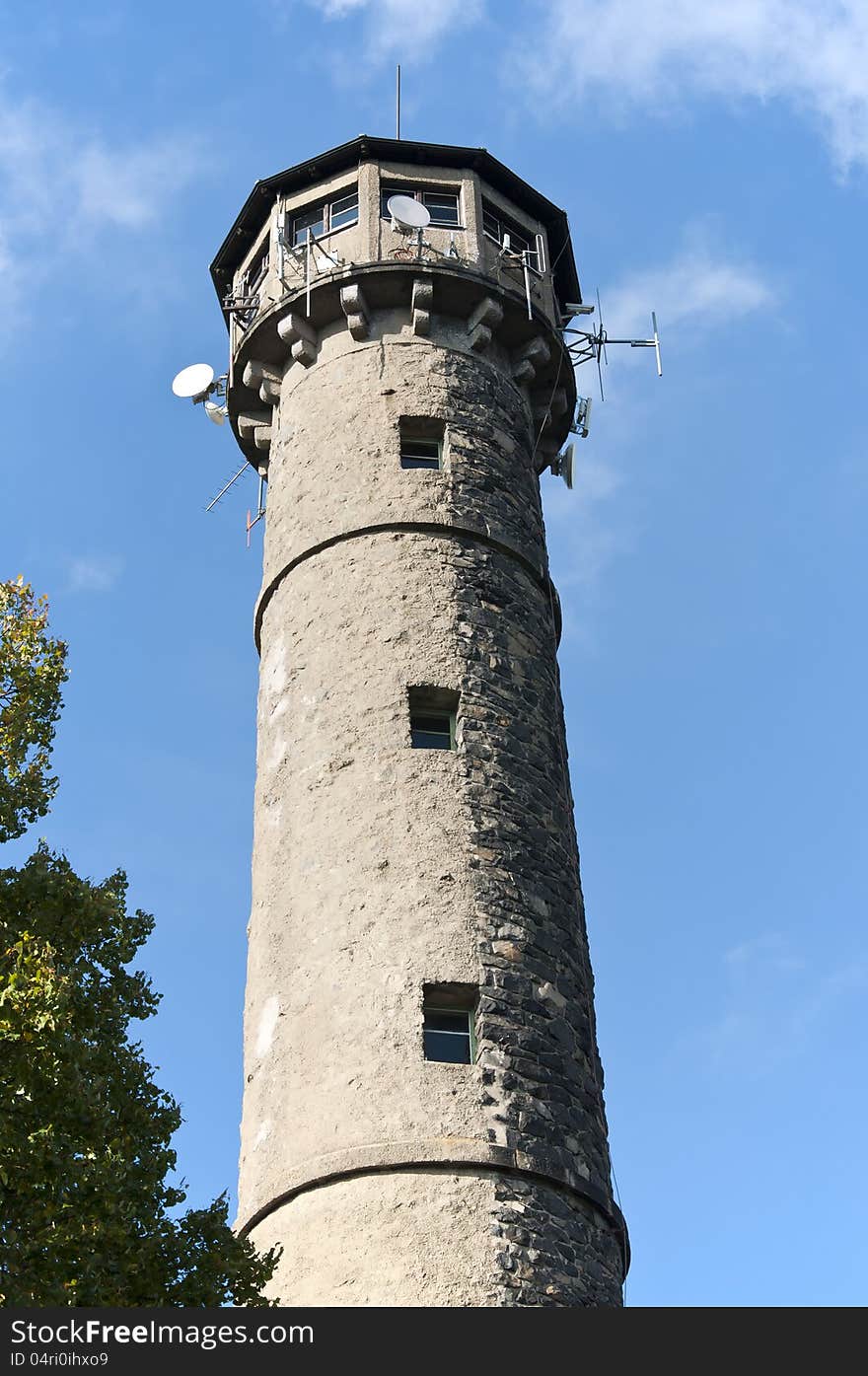 Svatobor radiocomunication towers and lookout tower