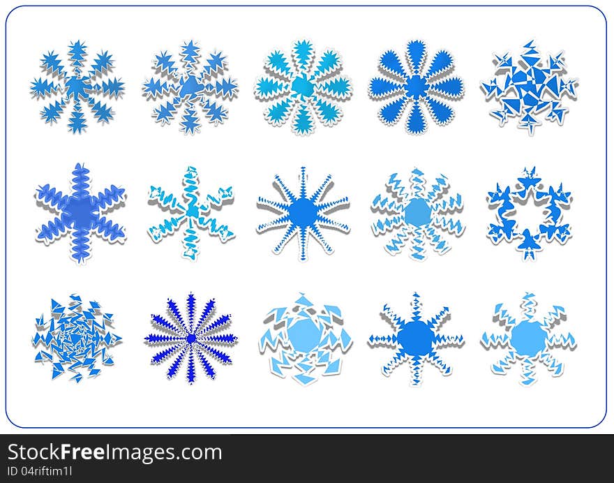 Snowflake scrapbook