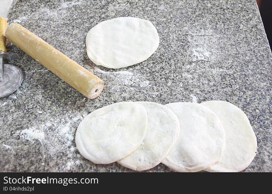 Dough pizza