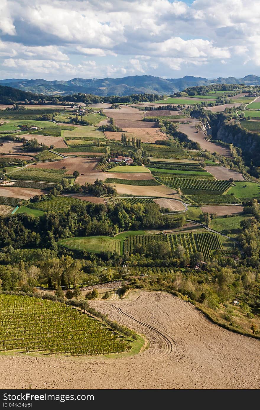 The Chalk Vein of Apennines